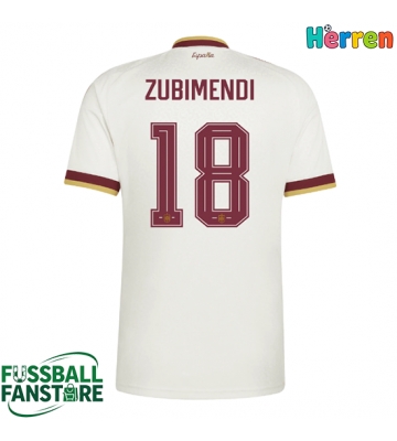 Spanien Martin Zubimendi #18 Replik Auswärtstrikot WM 2026 Kurzarm